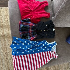 Hanna Andersson Red Casual Dress, etc